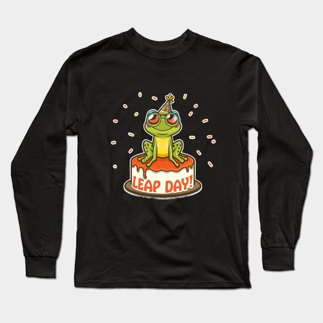 Leap Day Long Sleeve T-Shirt by BukovskyART